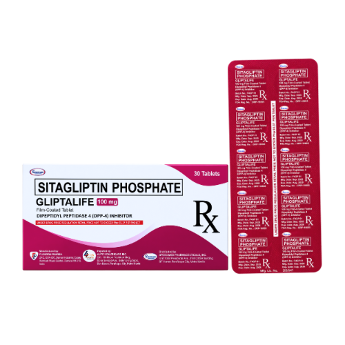 Sitagliptin 100mg. Tablet x 1s