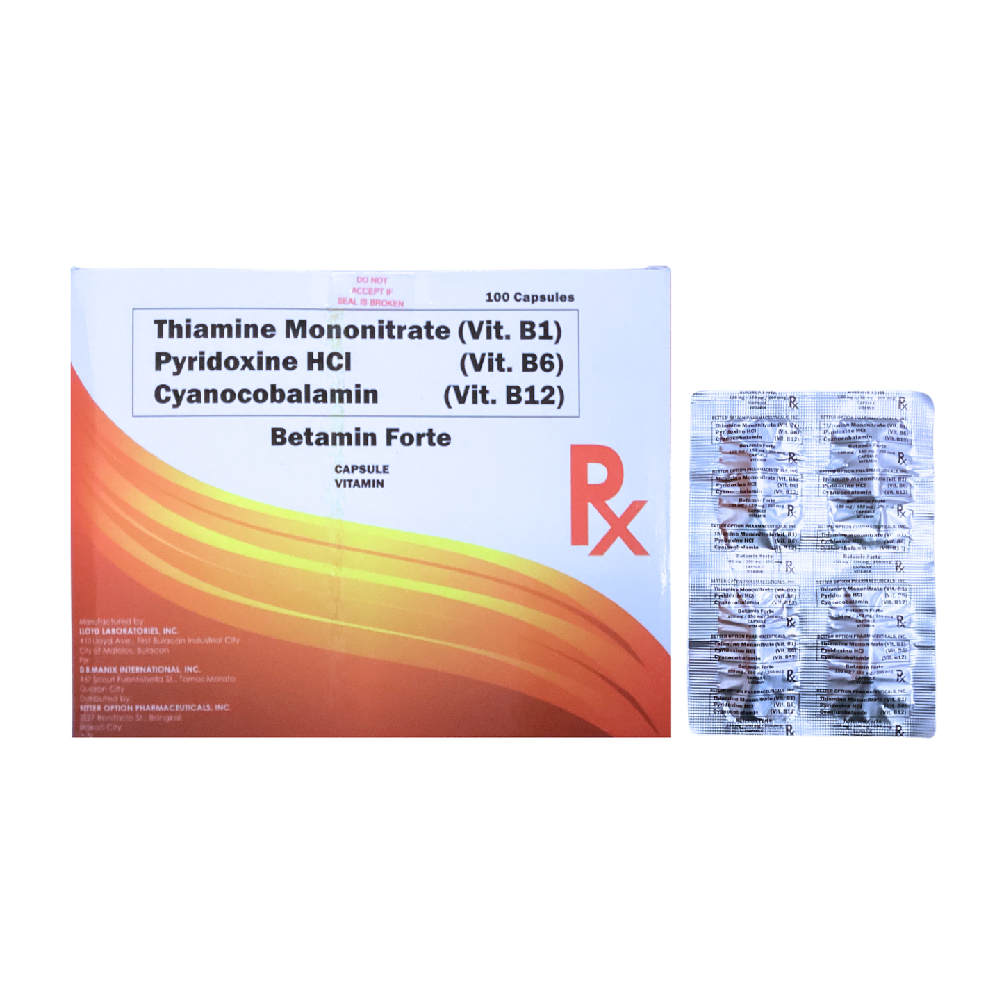 Vibee (Vitamin B1+B6+B12) 100mg/200mg/200mcg Tablet