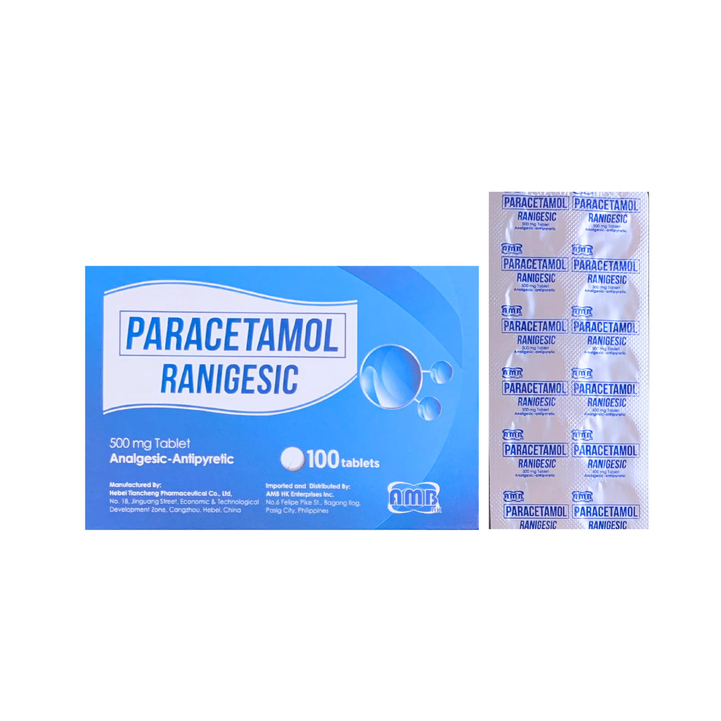BIOGESIC Paracetamol 500mg Tablet x 1