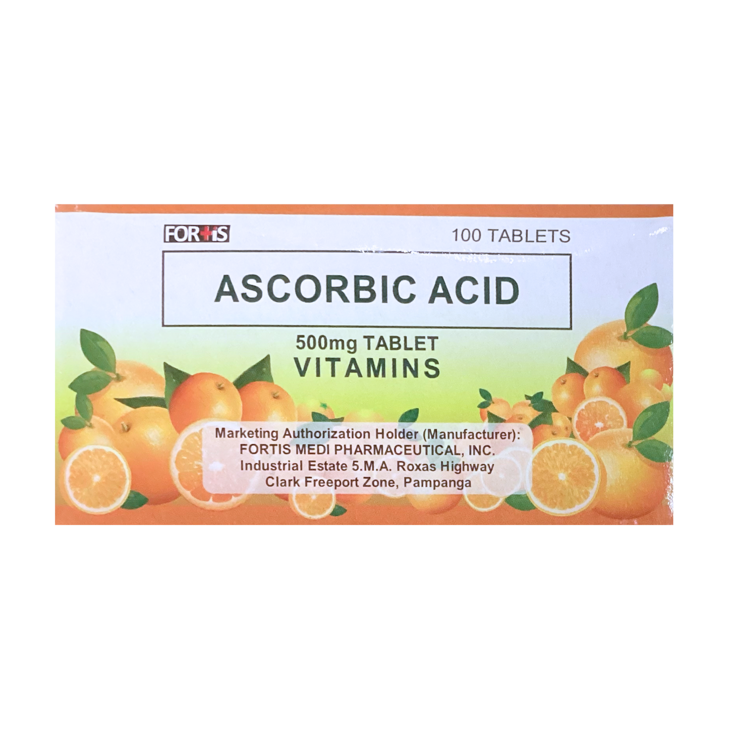 Ascorbic Acid 500mg (Vitamin C) Tablet x1