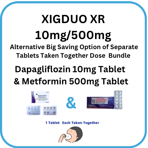 XIGDUO XR Dapagliflozin + Metformin 10mg/500mg Tablet x 1s