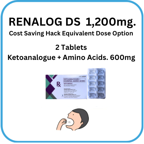 RENALOG DS Ketoanalogues + Essential Amino Acids 1,200mg Tablet x 1