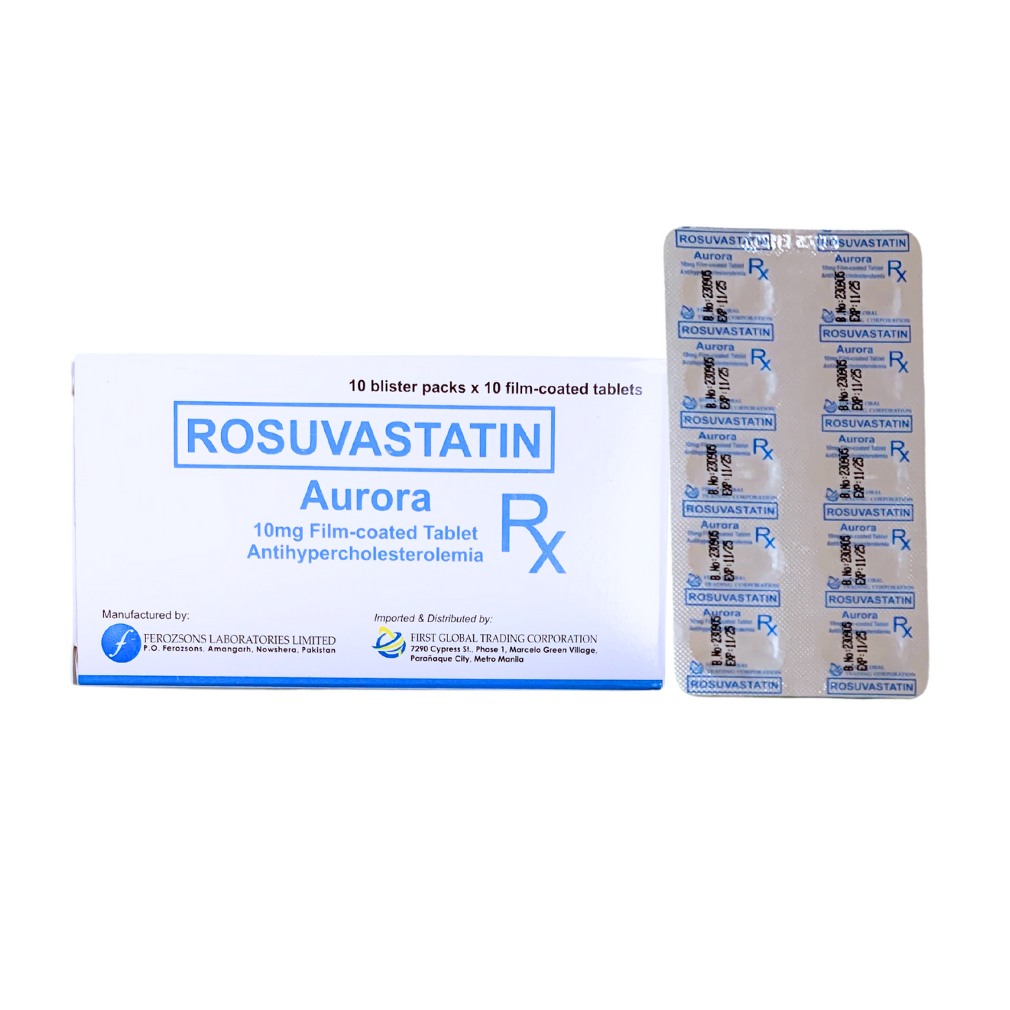 ROVISTA Rosuvastatin 10mg Tablet x 1
