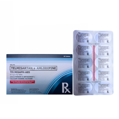 Telmisartan + Amlodipine 80mg./5mg. Tablet x 1