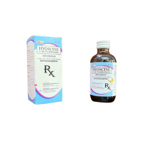 Hyoscine N-Butylbromide 1mg/5ml Syrup 60ml x 1