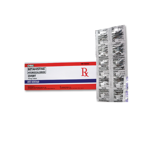 OVERT Betahistine 16mg Tablet x 1