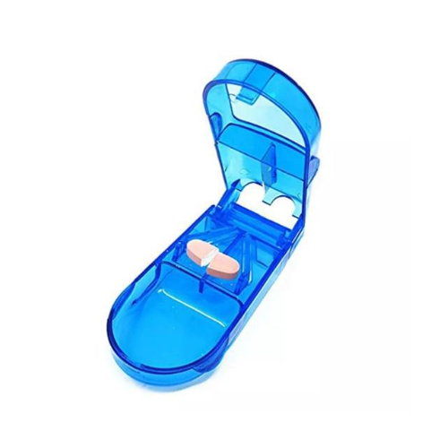 Pill Half Splitter / Tablet Cutter Storage Compartment Medicine Box