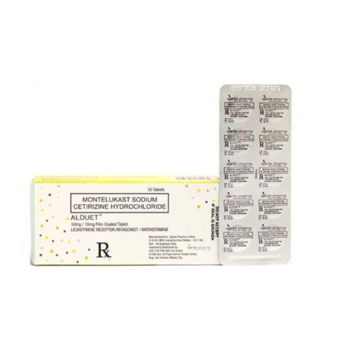 ALDUET (Cetirizine + Montelukast) 10mg./10mg.Tablet x 1