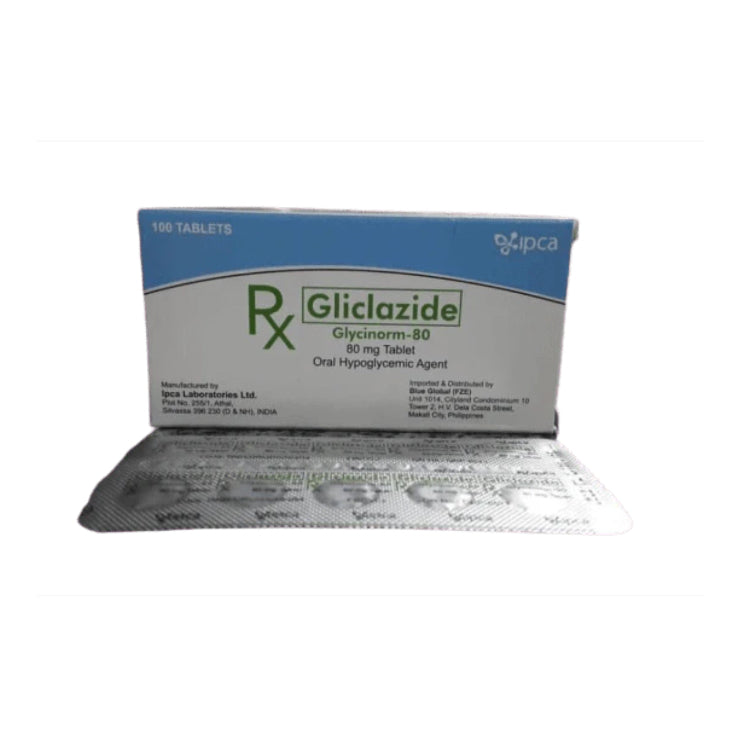 GLUBITOR Gliclazide 80mg Tablet x 1