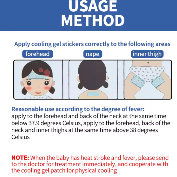 Fever Cooling Gel Patch x 1