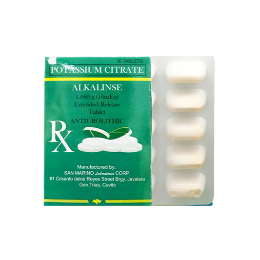 CALTA (Potassium Citrate) 1,080mg (10Meq) Tablet x 1