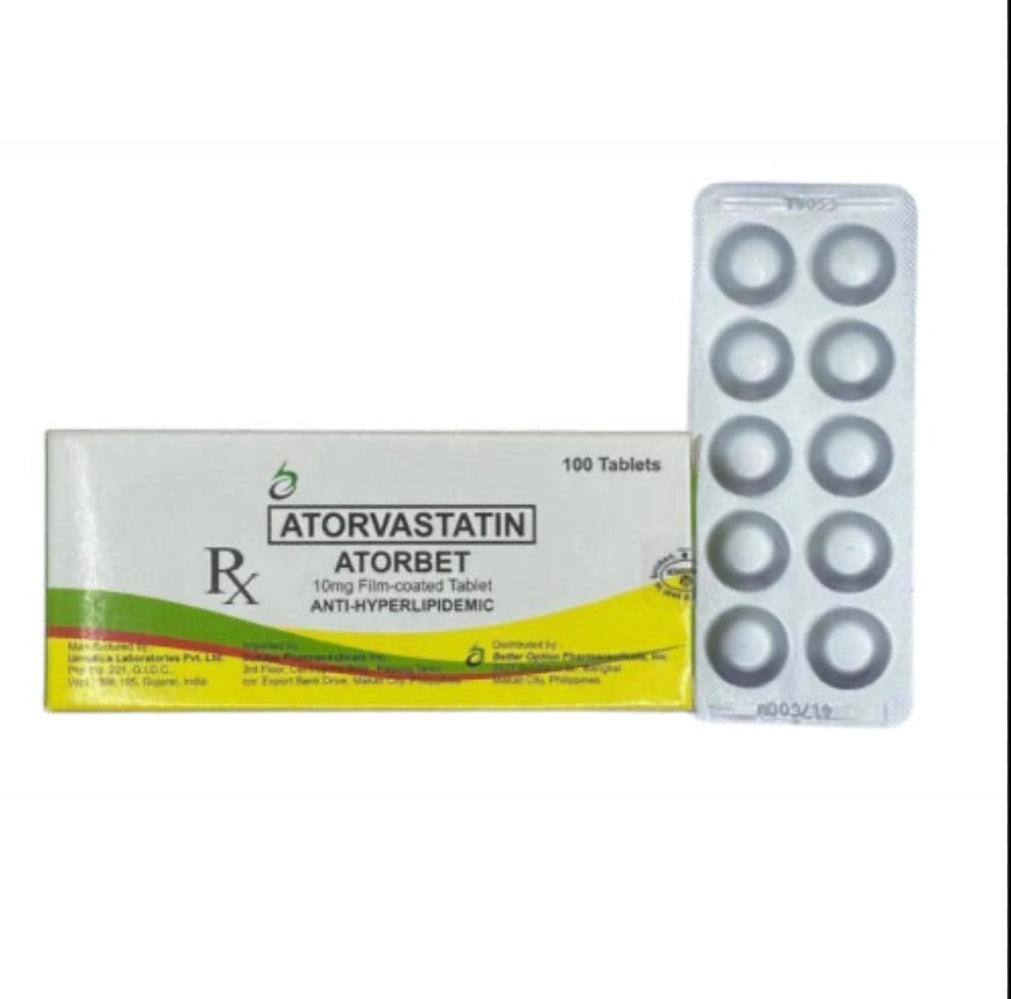 RITEMED (Atorvastatin) 10mg.Tablet x 1