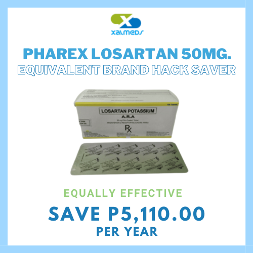 Pharex (Losartan) 50mg Tablet x 1