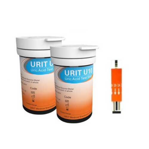 Uric Acid Test Kit, Home Uric Acid Test Meter + 25 Test Strips U-10 (mg/dL)  A+++