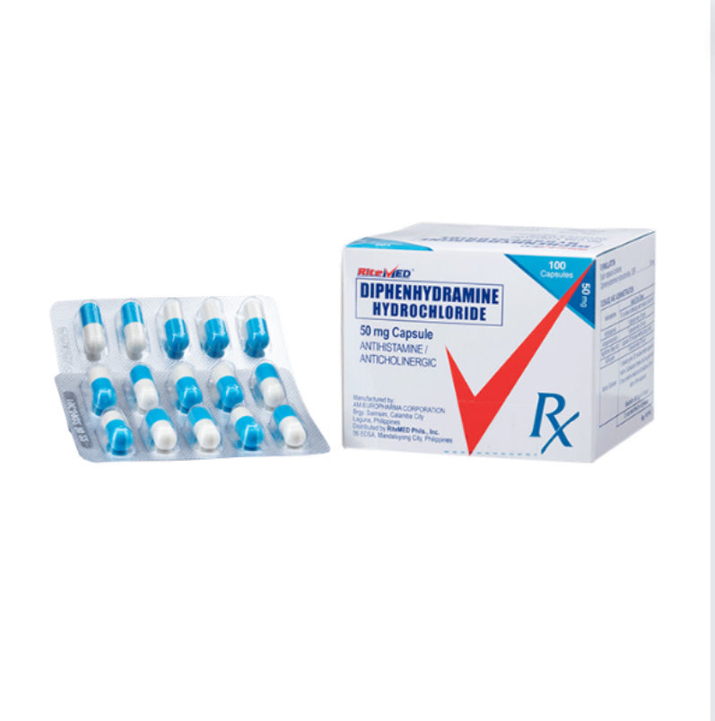 RITEMED Diphenhydramine 25mg Capsule x 1