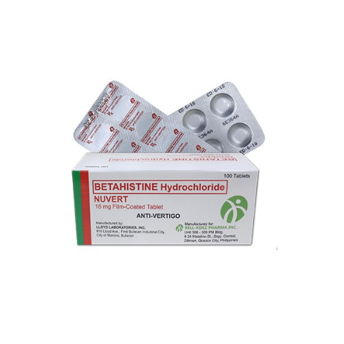 NUVERT Betahistine 16mg Tablet x 1