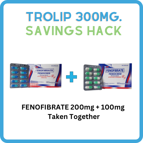 AUDRA ( Fenofibrate ) 300mg Capsule x 1