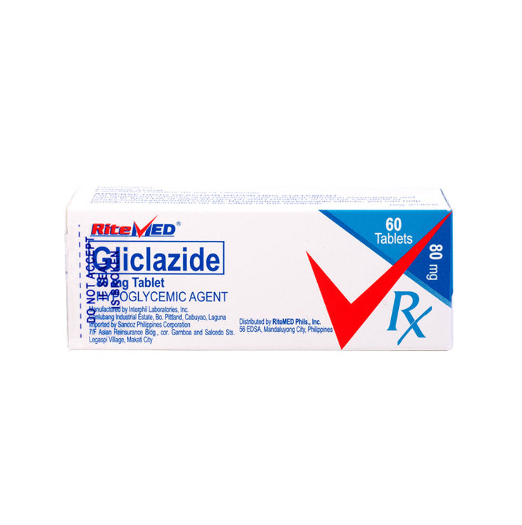 RITEMED Gliclazide 80mg Tablet x 1