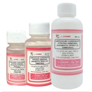 Aromatic Spirit of Ammonia Ammonium Carbonate x 1 in 15 & 30 ml.