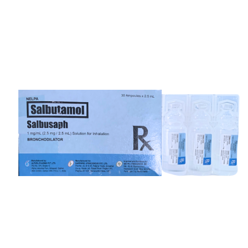 Salbutamol 1mg/ml. 2.5ml Nebule  x 1