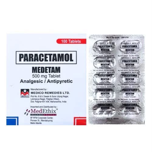 Paracetamol 500mg Tablet x 1