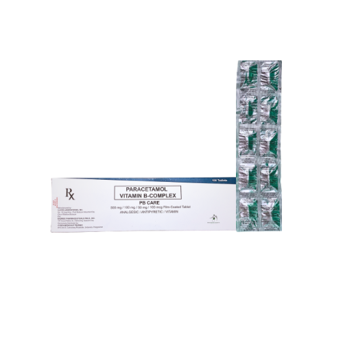 Dolo-Neurobion (Paracetamol+Vit. B1+B6+B12 500mg/50mg/100mg/100mg Tablet