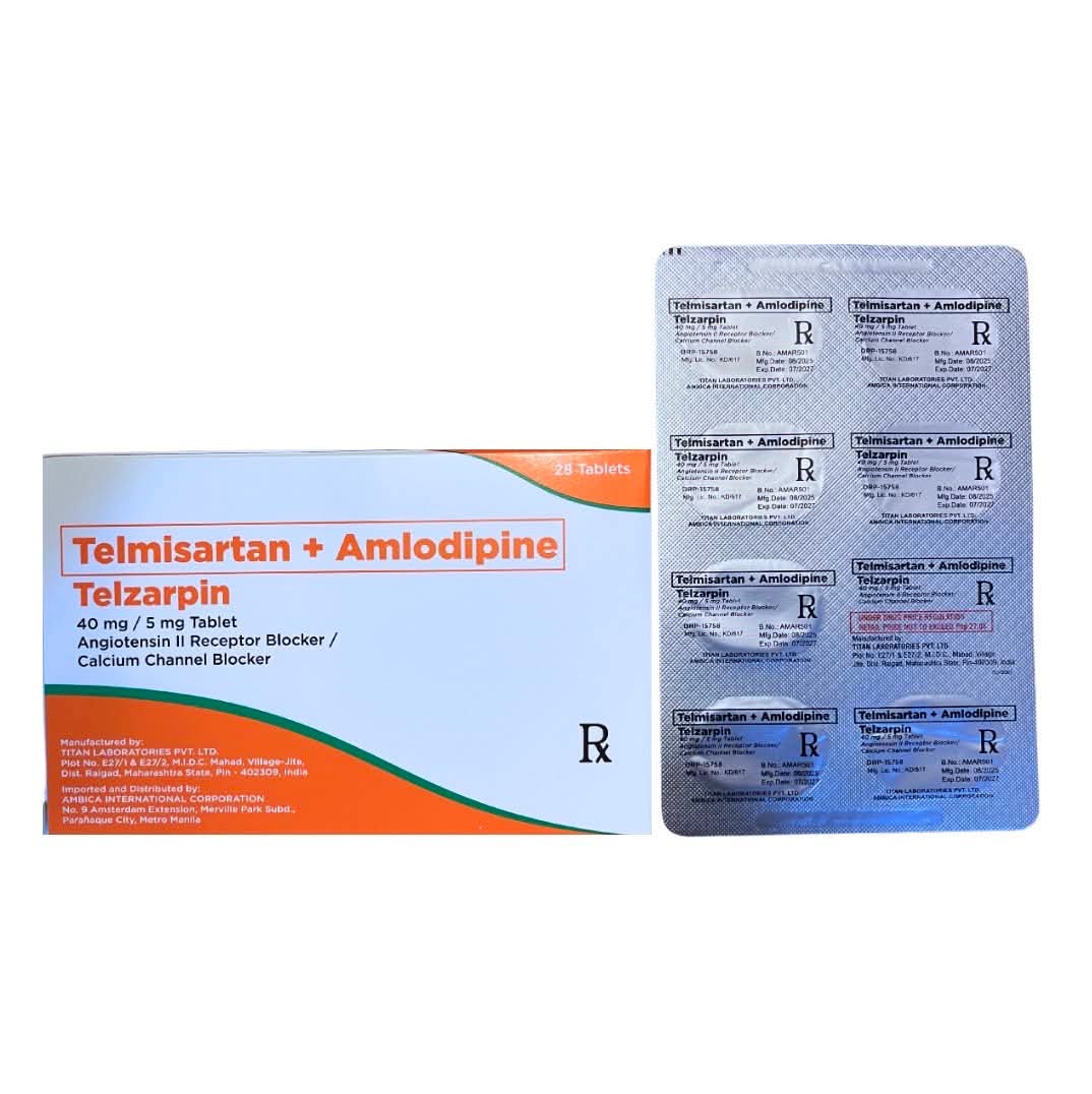 Twynsta (Telmisartan + Amlodipine) 40mg./5mg. Tablet x 1