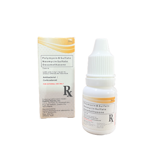 Polymyxin+Neomycin+Dexamethasone Eye Drops x 1