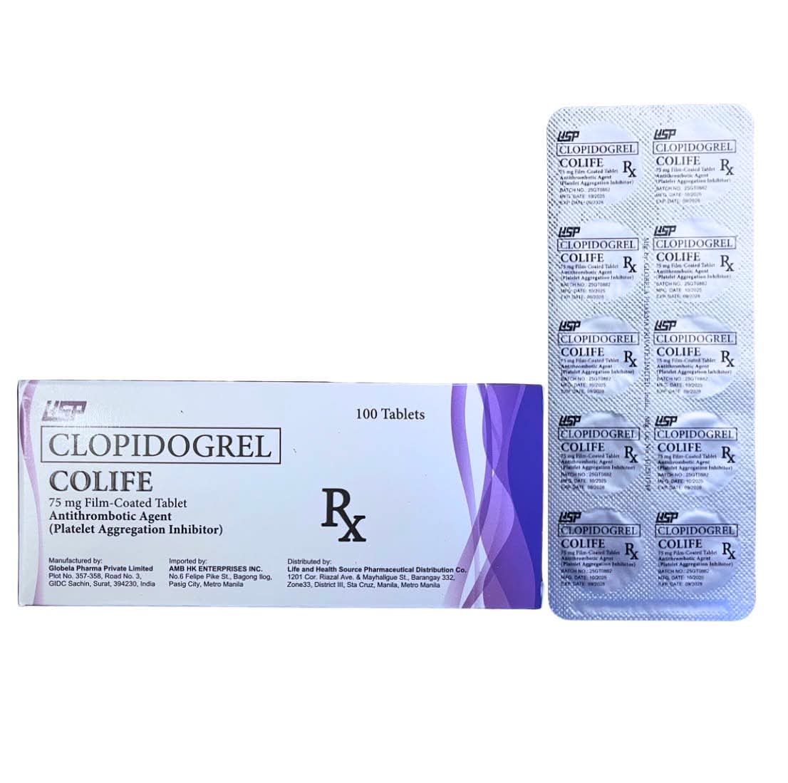 CLOVIXA Clopidogrel 75mg Tablet x 1
