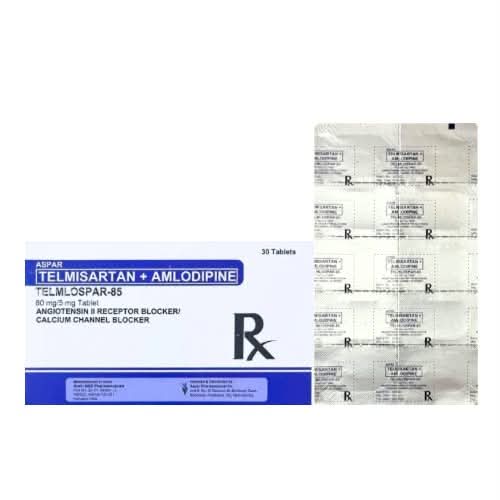 Telmisartan + Amlodipine 80mg./5mg. Tablet x 1
