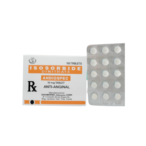 Isosorbide Dinitrate 10 mg Tablet