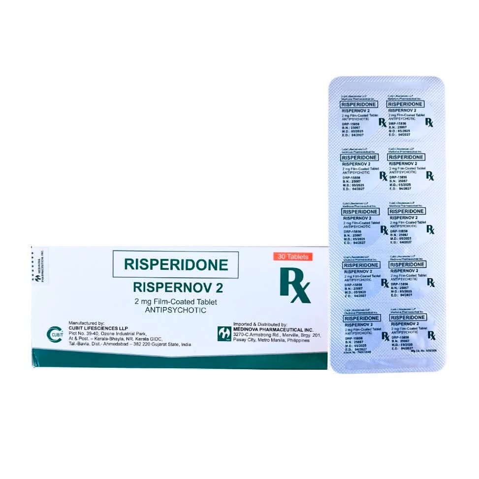 RINUVIE Risperidone 2mg Tablet x 1