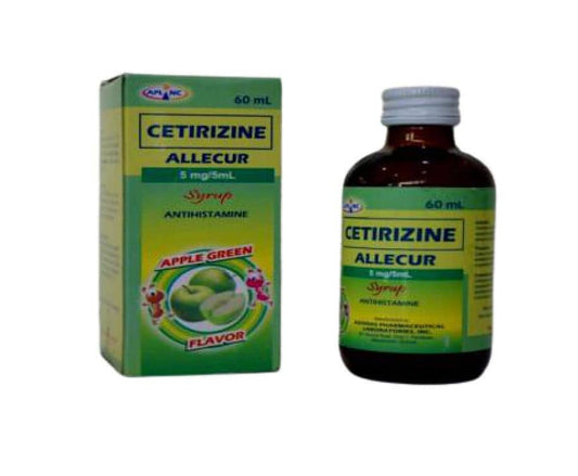 Cetirizine 5mg/5ml Syrup 60ml x 1 (For Metro Cebu Orders and Metro Manila Lalamove Deliveries Only)