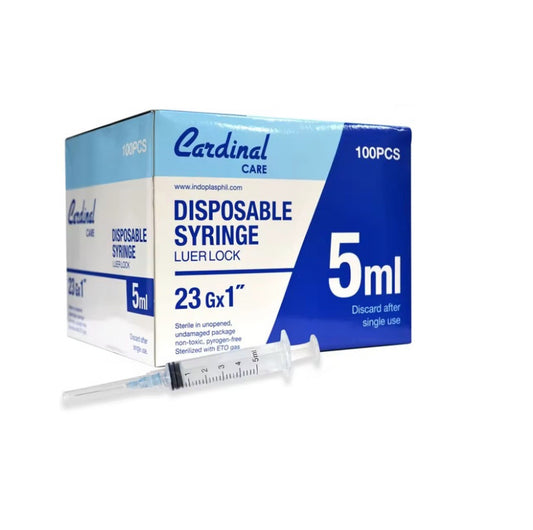 Disposable Syringe with Needle 5ml. ( 5cc)  x 1 piece