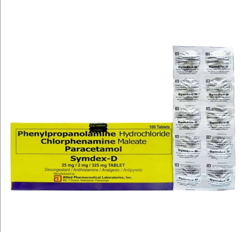 NAFARIN-A Paracetamol+Phenylephrine+Chlorphenamine 500/2/10mg  Tablet x 1