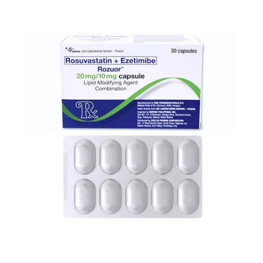ROZOUR Ezetimibe + Rosuvastatin 10mg/20mg Tablet x 1