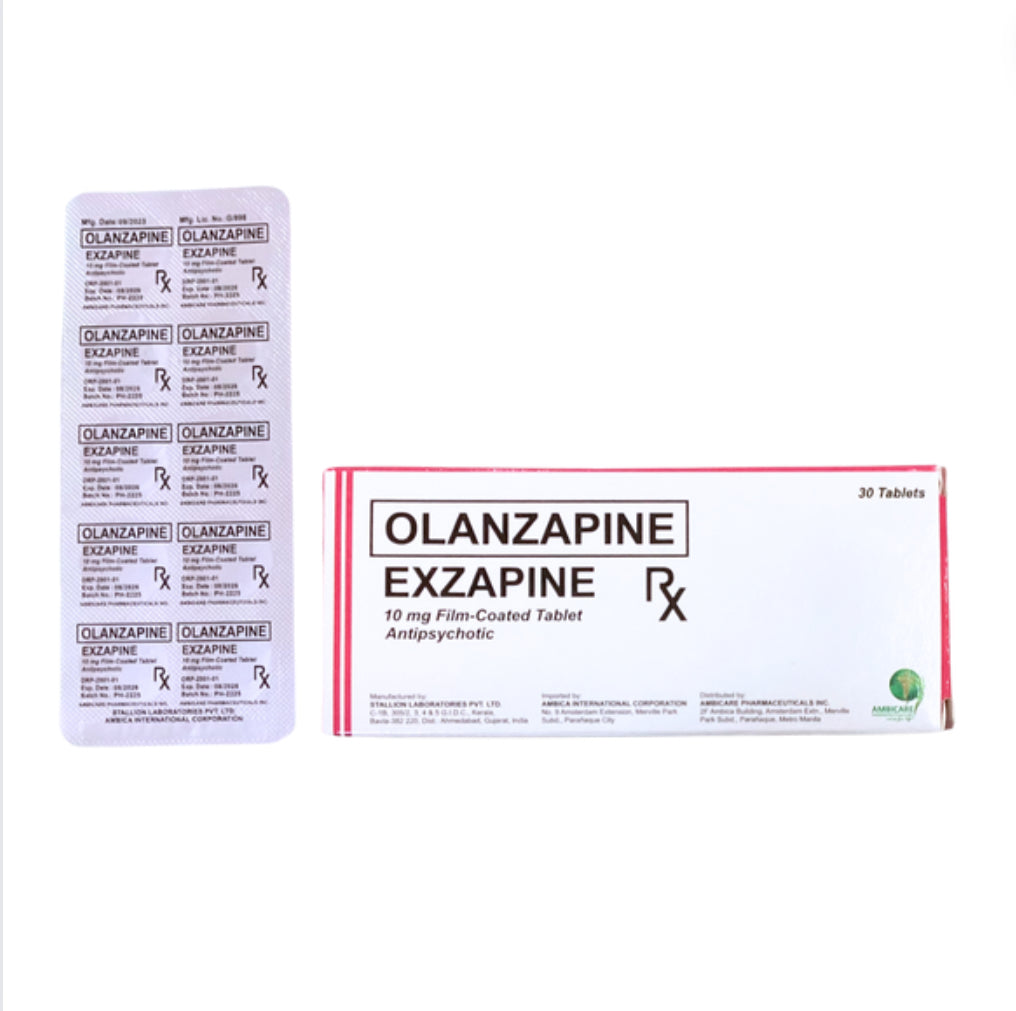 OLZADIN Olanzapine 10mg. Tablet x 1