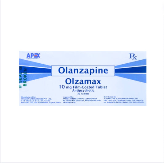 OLZAMAX Olanzapine 10mg. Tablet x 1