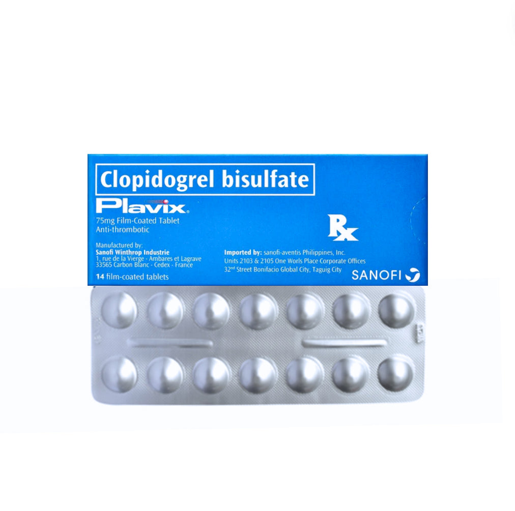 PLAVIX Clopidogrel 75mg Tablet x 1