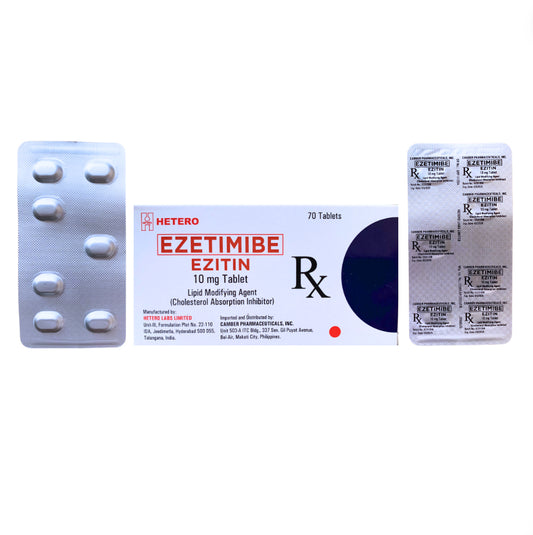 Ezetimibe 10mg Tablet x 1