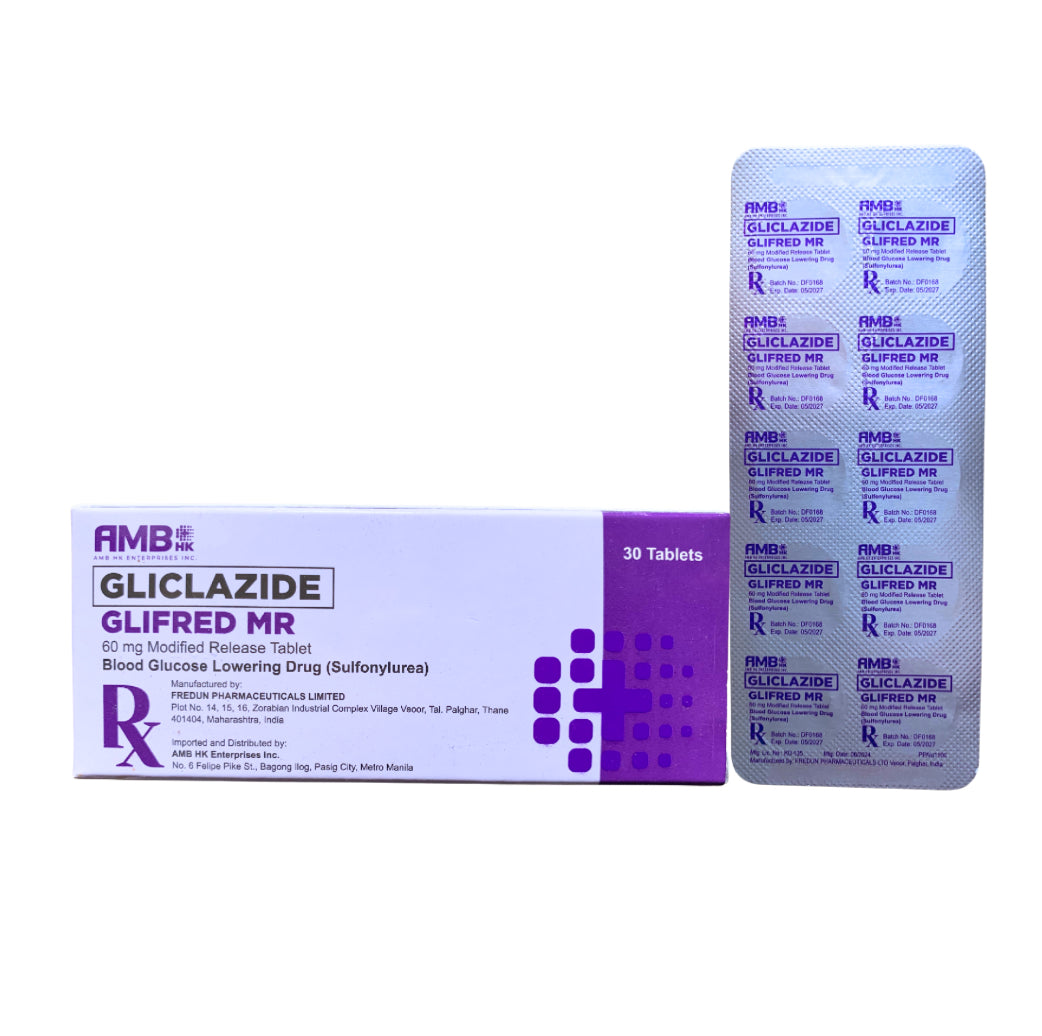 Gliclazide 60mg MR Tablet x 1