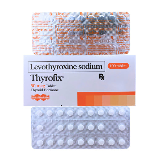 Levothyroxine 50mcg. Tablet x 1