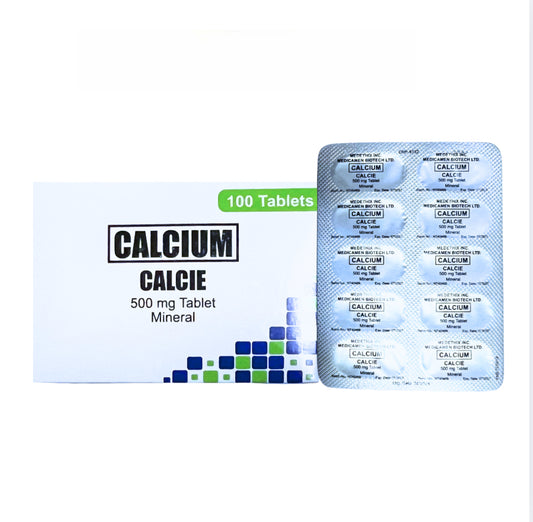 Calcium Carbonate 500mg Tablet x 1