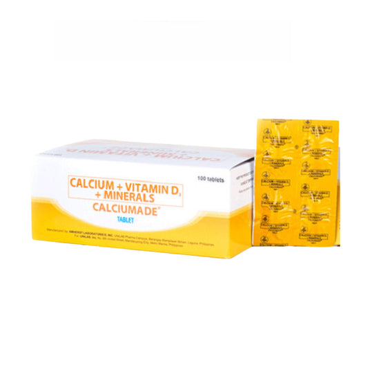 CALCIUMADE Calcium + Vitamin D3 600mg/400iu Tablet x 1