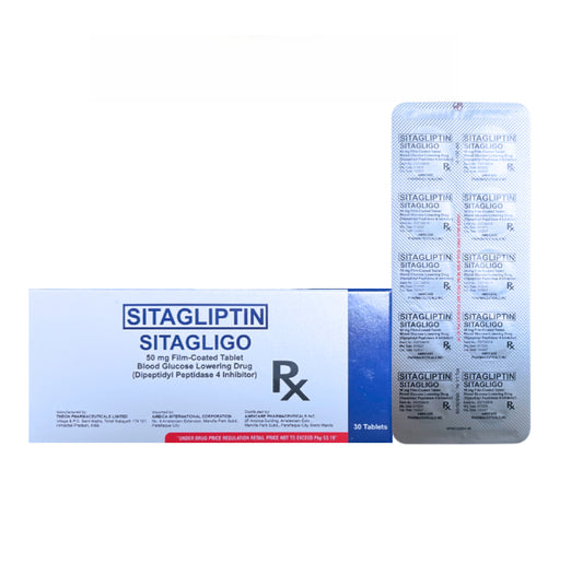 Sitagliptin 50mg. Tablet x 1s