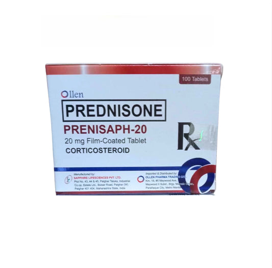 Prednisone 20mg Tablet x 1