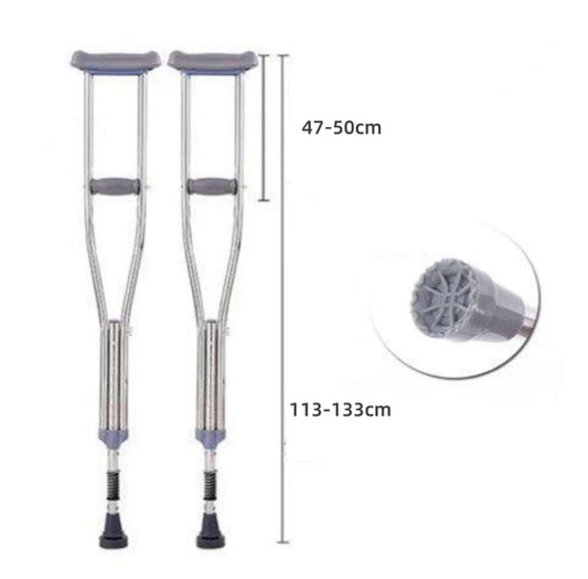 Aluminum Crutches Pair x 1 (Metro Cebu Orders Only)