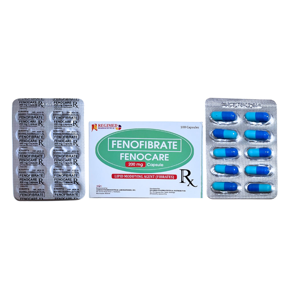 ZINOF ( Fenofibrate )  200mg Capsule x 1