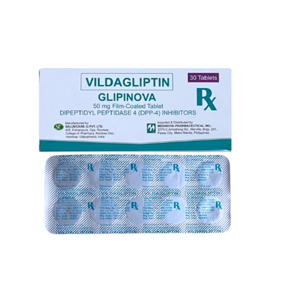 PROGLIN (Vildagliptin) 50mg. Tablet x 1s