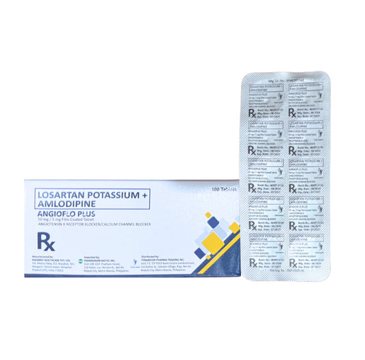 Losartan+Amlodipine 50mg/5mg Tablet x 1